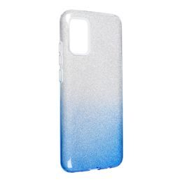 Hülle Forcell Shining, Xiaomi Redmi 10, silber-blau