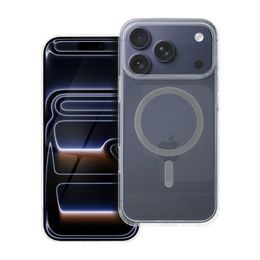 Θήκη Drop Glue Colorful Ring Mag Cover με MagSafe, iPhone 17 Pro Max, γκρι