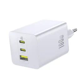 Baseus EnerFill FE11 adapter 2x USB-C + USB-A, 100W, fehér