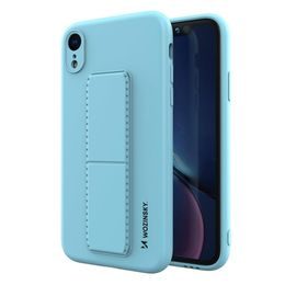 Carcasă Wozinsky Kickstand, iPhone XR, albastru deschis
