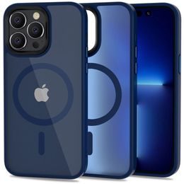 Tech-Protect MagMat MagSafe, iPhone 14 Pro Max, albastru mat