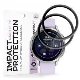 Techsuit Nano Flex, Garmin Venu 4 41mm, 2 pezzi, nero