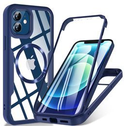 Techsuit MagSafe ColorVerse 360, iPhone 12, blau
