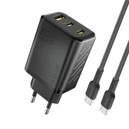 Dudao A29C φορτιστής + καλώδιο USB-C, 65W, GaN, μαύρο