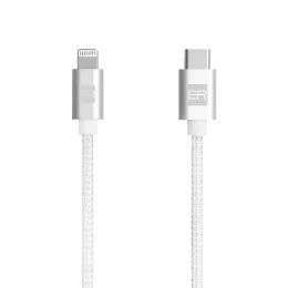 ER POWER Καλώδιο USB-C - Lightning, 2 m, λευκό