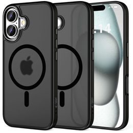 Tech-Protect Magedge MagSafe iPhone 16, mat črn