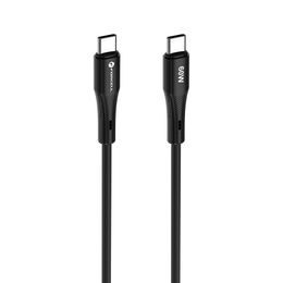 Cablu Forcell F-Energy USB-C - USB-C, QC4.0, PD, 3A, 60W, 1 m, negru