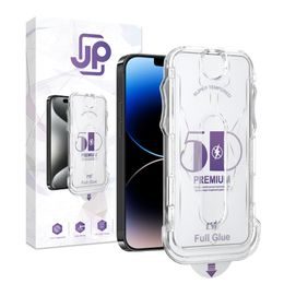 JP DustFree 5D edzett üveg, iPhone 13 / 13 Pro / 14 / 16e