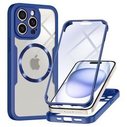 Techsuit MagSafe ColorVerse 360, iPhone 14 Pro, plavi