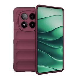 Magic Shield Hülle, Xiaomi Redmi Note 14 Pro 5G / Poco X7, Weinrot