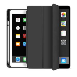 JP Smart case Pen husă pentru tabletă, iPad 10.2, 2019 / 2020 / 2021 (iPad 7 / 8 / 9), neagră
