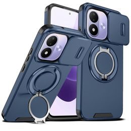 Xiaomi Redmi Note 17 4G / 5G ümbris – Camslide Stand kaamerakaitsega alusega – sinine