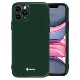 Jelly case za iPhone 12 Mini, temno zelen