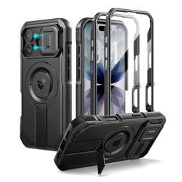 Dexnor MagSafe 360 Kickstand Camprotector husă iPhone 17 / 18, negru