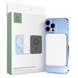 Tech-Protect PB10 LifeMag PowerBank με MagSafe, 5000 mAh, λευκό