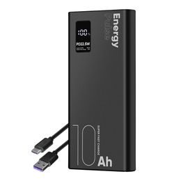 OBAL:ME EnergyPulse Powerbank 10000mAh, 22,5W, fekete