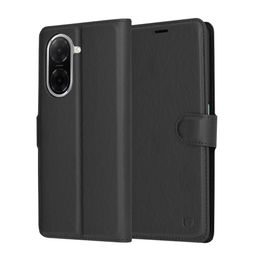 Techsuit Leather Folio, Xiaomi Redmi A5 4G, μαύρο