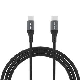 Dudao L3CC kabel USB-C - USB-C, 60W, 2 m, črn