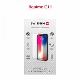 Swissten 2,5D Displayschutz aus gehärtetem Glas, Realme C11