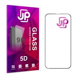 JP 5D Edzett üveg, iPhone 16e, fekete