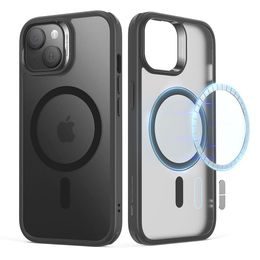 Ovitek ESR CH HaloLock MagSafe iPhone 15 Plus, frosted black