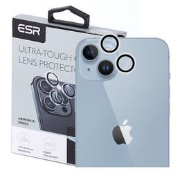 ESR Zaštitno kaljeno staklo na objektivu kamere, iPhone 15 / 15 Plus, crni
