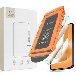 Samsung Galaxy A18 4G / 5G kaitseklaas – Tech-Protect Quick Set+ paigaldusraamiga karastatud klaas 2 tk – läbipaistev