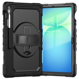 JP Solid360 etui za tablet, Samsung Tab S10 FE Plus, črn