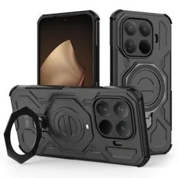 Tech-Protect TacticStand MagSafe Hoesje - Xiaomi 15T Pro - met Standaard - MagSafe geschikt - Zwart