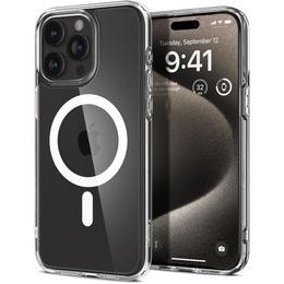 Spigen Ultra Hybrid Mag z MagSafe, iPhone 15 Pro, biały