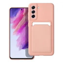 Husă Card Case, Samsung Galaxy S21 FE, roz