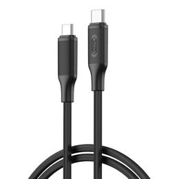 Cablu XO NB-Q265B PD USB-C - USB-C, 1 m, negru