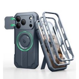 Dexnor MagSafe 360 Kickstand Camprotector θήκη iPhone 17 Pro, μπλε