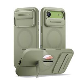 Suritch MagSafe Kickstand Camprotector maska iPhone Air, zelena