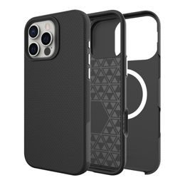 JP Triangle MagSafe case, 1.2M SGS certificate, iPhone 17 Pro, černý