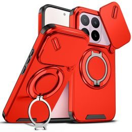 Camslide Stand obal, Xiaomi 17T, červený