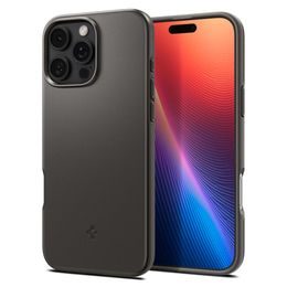 Spigen Thin Fit MagSafe, iPhone 16 Pro Max, gunmetal