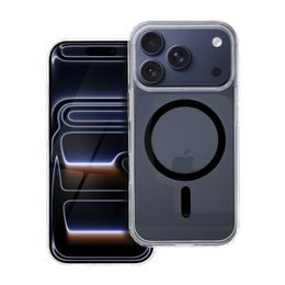 Θήκη Drop Glue Colorful Ring Mag Cover με MagSafe, iPhone 17 Pro, μαύρη