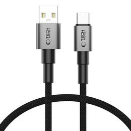 Tech-Protect UltraBoost DNA kabel USB-C, 15W/3A, 0,5m, siv
