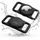Techsuit BuddyGuard (DG1) Halsband Houder voor Apple AirTag - Zwart