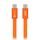 Cablu Forcell F-Energy USB-C - USB-C, QC4.0, PD, 3 A, 60 W, 1,2 m, portocaliu