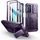 Dexnor 360 Kickstand Camprotector obal Samsung Galaxy A16, fialový