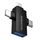 Borofone 3-in-1 Adapter (BV26D) USB 2.0 auf Lightning / USB-C / Micro-USB - Schwarz