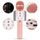 Microfon Karaoke WS858, rose gold