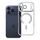 iPhone 17 Pro / 18 Pro vāciņš – Electro Mag Cover ar MagSafe – sudraba