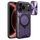 iPhone 17 Pro Max / 18 Pro Max vāciņš – Techsuit CamGuard Pro ar kameras aizsargu – violets