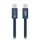 Cablu Forcell F-Energy USB-C - USB-C, QC4.0, PD, 3A, 60W, 1,2 m, albastru