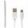 Καλώδιο USB - Micro USB 1m, λευκό