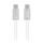 Cablu Forcell F-Energy USB-C - USB-C, QC4.0, PD, 5A, 240W, 1,2 m, alb