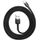 JP nylonový kabel USB na Lightning, 1 metr, černý